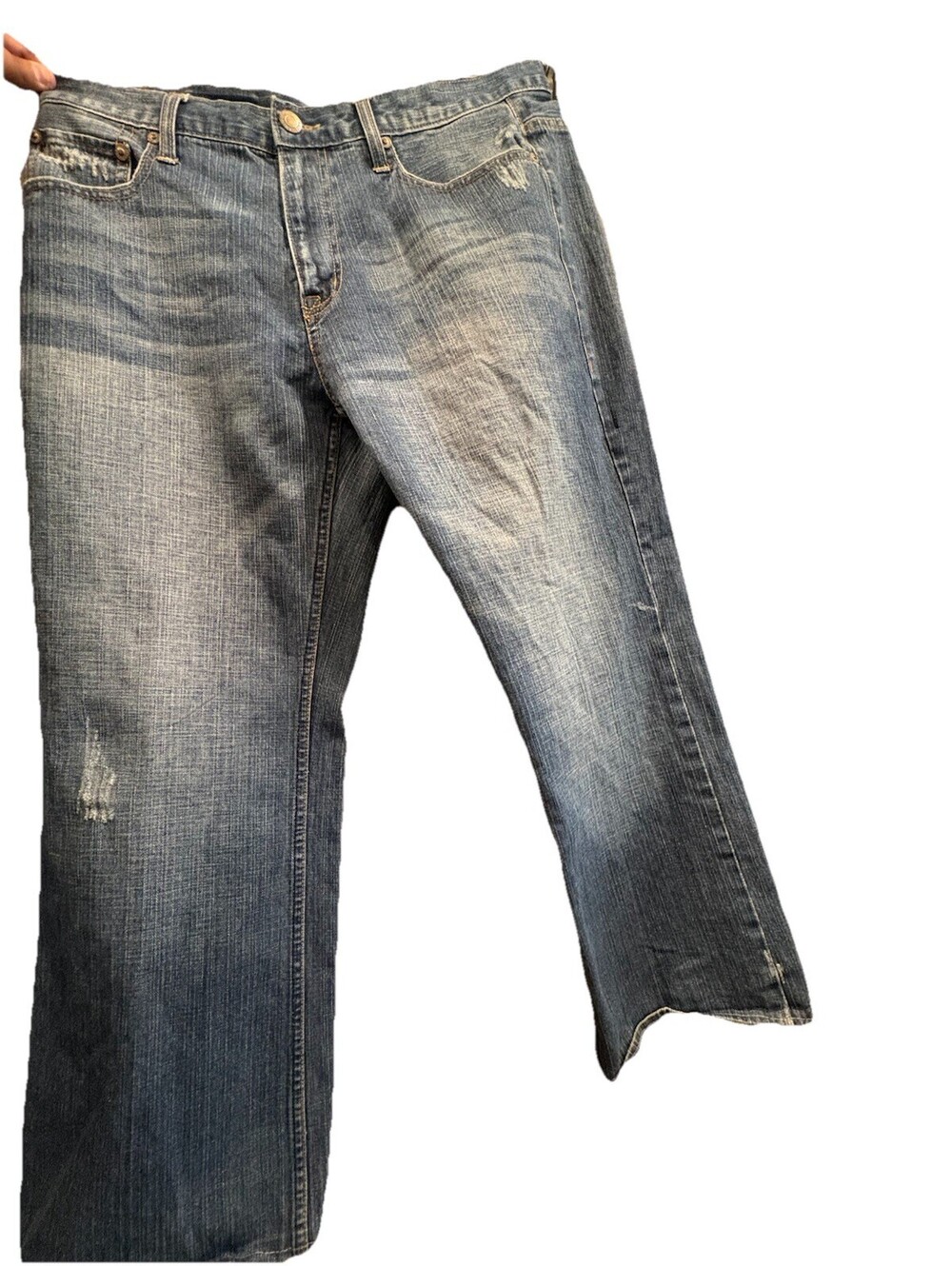 Aeropostale Essex Straight Leg Distressed Denim Jeans Size 36x32-96
